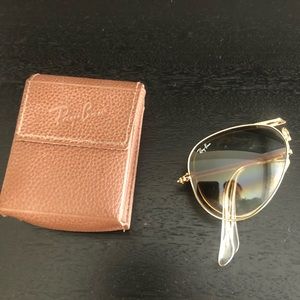 Ray ban foldable aviator sunglasses